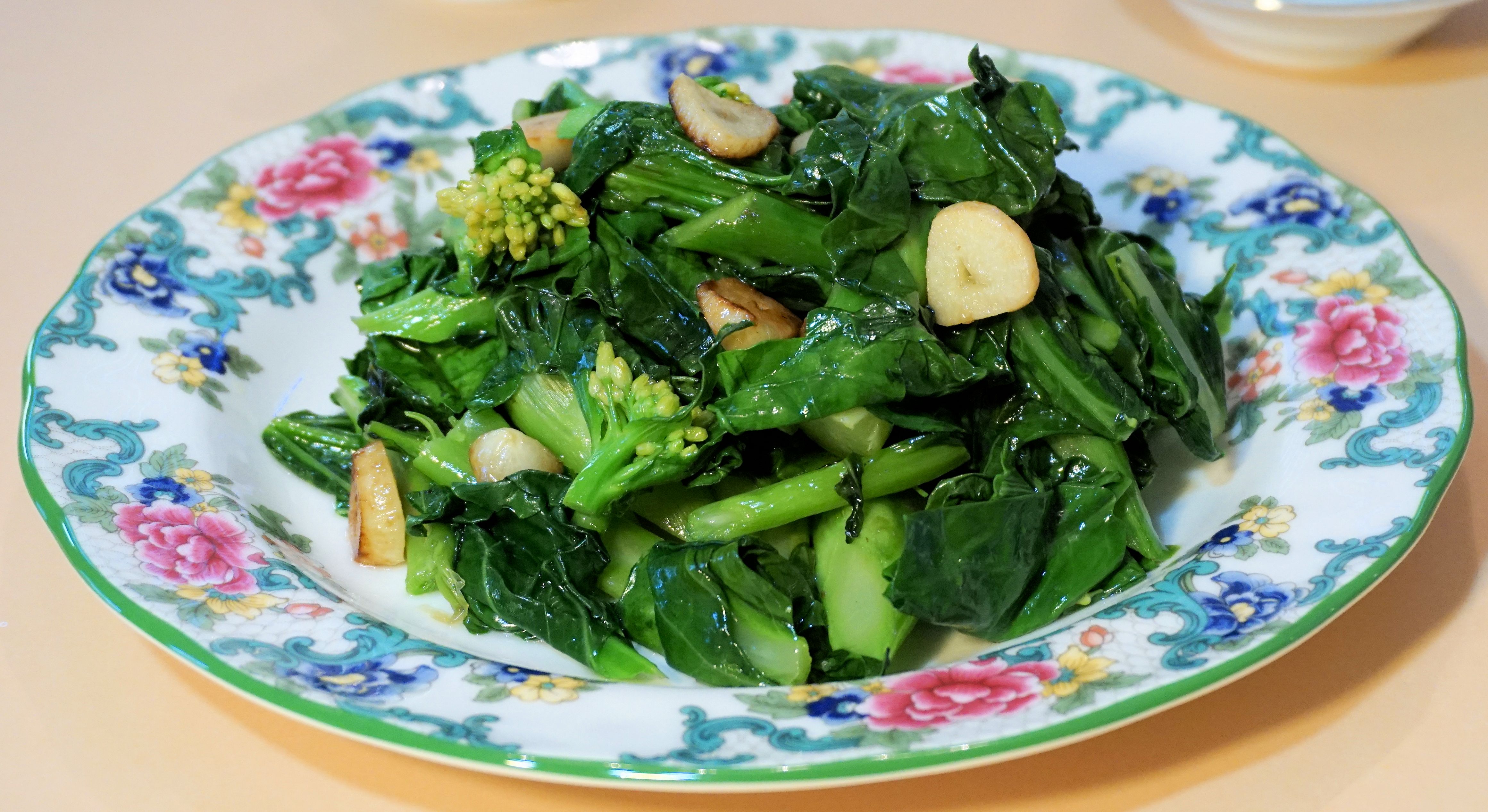 Chinese Broccoli and Garlic stir fry